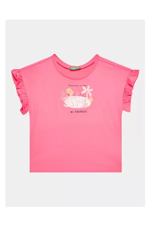 Benetton Kinder Shirts - T-Shirt 3096G1093 Regular Fit