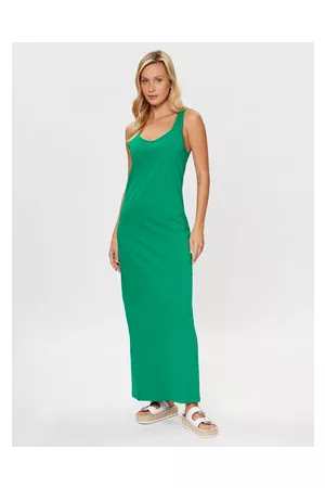 Benetton Damen Kleider - Kleid für den Alltag 3K7ZDV00J Regular Fit