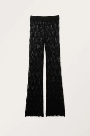 Monki Stretchy Knitted Trousers