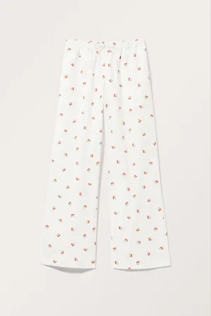 Monki Relaxed Poplin Trousers