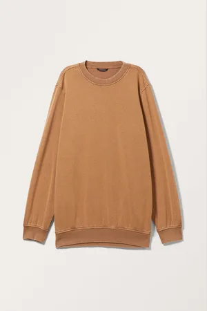 Monki Long Sleeve Mini Sweatshirt Dress