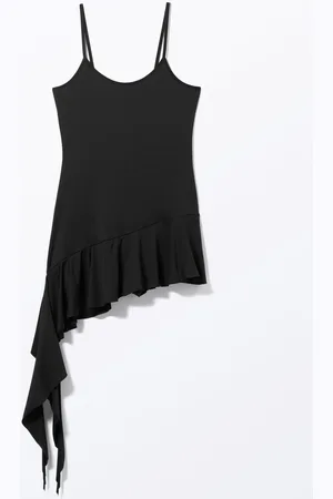 Monki Sleeveless Asymmetric Mini Skort Dress