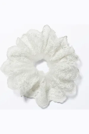 Monki Sheer Ruffled Scrunchie