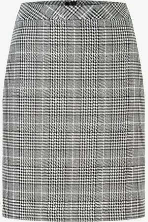 More & More Glencheck Rock, schwarz/ecru, Herbst-Kollektion