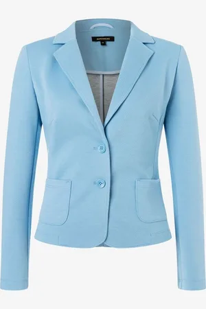 More & More Jerseyblazer, hellblau, Frühjahrs-Kollektion