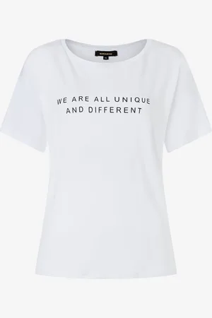 More & More Wording Shirt, weiß, Frühjahrs-Kollektion