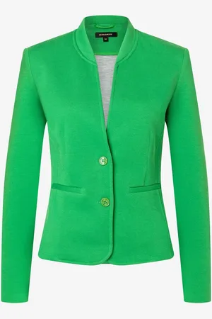 More & More Jerseyblazer, soft warm green, Frühjahrs-Kollektion