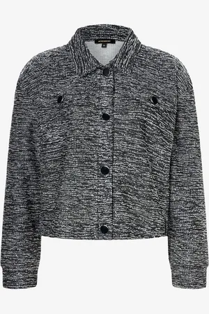 More & More Jerseyjacke, grau melange