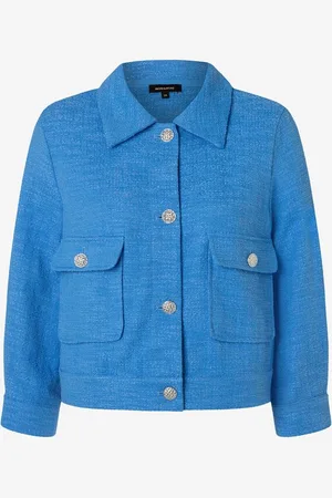 More & More Bouclé-Jacke, spring sky, Frühjahrs-Kollektion