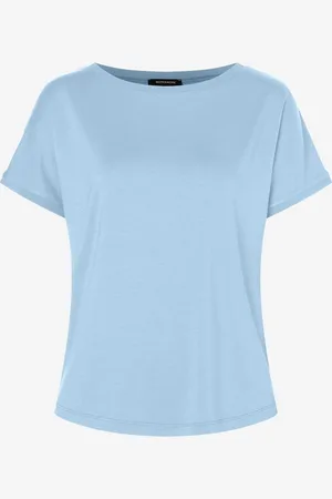 More & More T-Shirt mit Chiffonkante, , Sommer-Kollektion