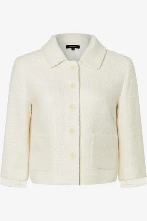 More & More Bouclé Jacke, offwhite