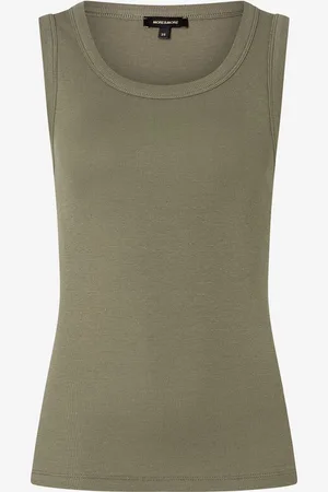 More & More Rippen-Top, tundra olive, Sommer-Kollektion