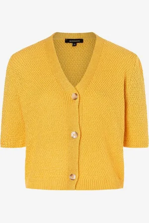 More & More Kurzarm-Cardigan, sunset yellow, Sommer-Kollektion