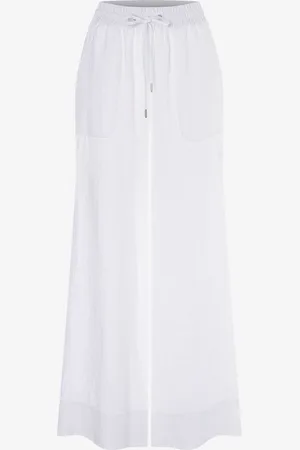 More & More Leinenhose, weiß, Sommer-Kollektion