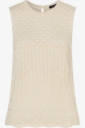 More & More Strick-Top, beige, Sommer-Kollektion