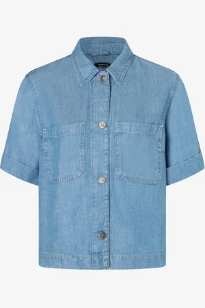 More & More Kurze Jeansbluse, Sommer-Kollektion