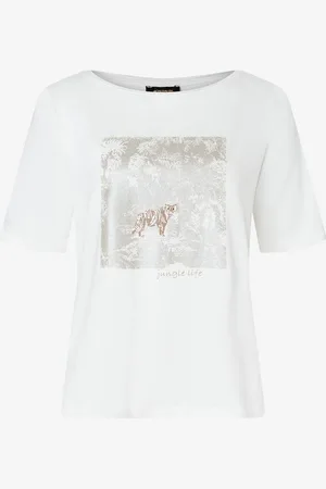 More & More T-Shirt mit Foil-Print, , Sommer-Kollektion