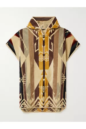 Pendleton Cotton-Terry Jacquard Hooded Towel - Men