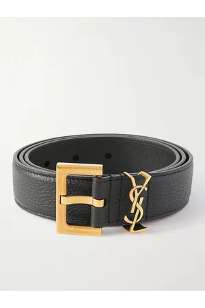 Saint Laurent 3cm Full-Grain Leather Belt - Men - - EU 80