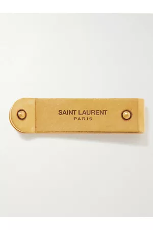 Saint Laurent Goldfarbene Geldklammer - Men