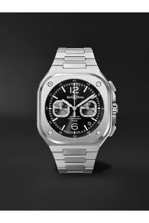 Bell & Ross BR 05 Automatic Chronograph 42 mm Uhr aus Edelstahl, Ref.- Nr. BR05C-BL-ST/SST - Men