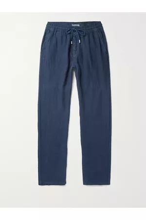 Vilebrequin Pacha weit geschnittene Hose aus Leinen mit Kordelzugbund - Men - - XL