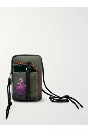 Moncler 1 Moncler JW Anderson Logo-Appliquéd Canvas Phone Pouch with Lanyard - Men