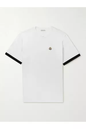 Moncler T-Shirt aus Baumwoll-Jersey mit Logoapplikation - Men - - XS