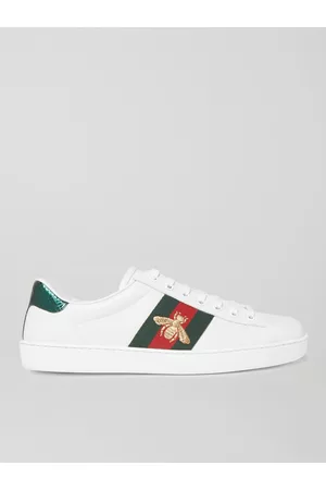 Gucci Ace Sneakers aus besticktem Leder mit Besätzen in Wasserschlangenoptik - Men - - UK 5