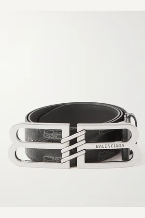 Balenciaga Gürtel aus beschichtetem Canvas mit Logo und Monogramm, 4 cm - Men - - EU 85