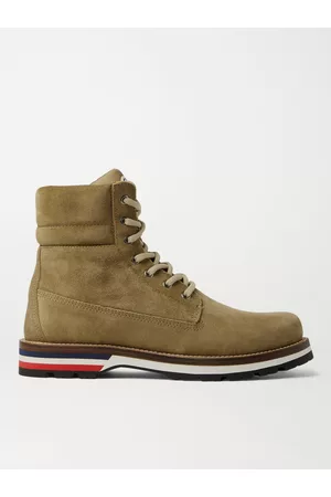 Moncler Vancouver Wanderschuhe aus Veloursleder mit Streifen - Men - - EU 41