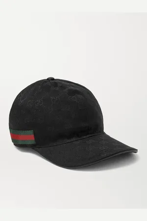 Gucci Baseballkappe aus Canvas mit Logomuster und Webband - Men - - L