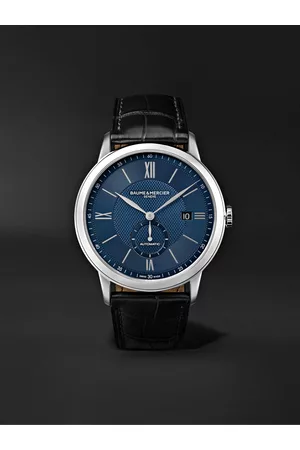 Baume & Mercier Classima Automatic 42 mm Uhr aus Edelstahl mit Alligatorlederarmband, Ref.-Nr. 10480 - Men