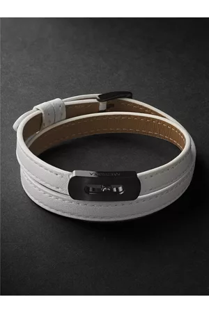 MESSIKA Armband aus Leder und Titan mit DLC-Beschichtung - Men - - L