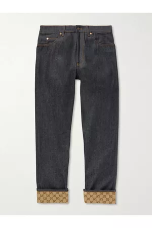 Gucci Straight-Leg Logo-Jacquard Jeans - Men - - UK/US 30