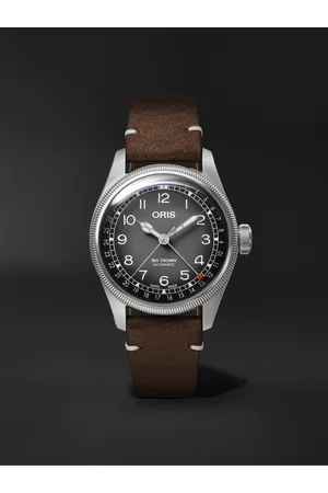 Oris Big Crown Pointer Date Automatic 38 mm Uhr aus Edelstahl mit Lederarmband, Ref.-Nr.: 01 754 7779 4063-Set - Men