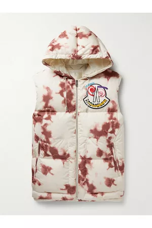 Moncler 2 Moncler 1952 Weste aus gestepptem Shell mit Kapuze und Batikmuster - Men - - 2