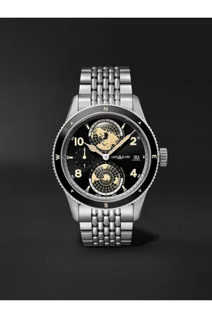 Montblanc 1858 Geosphere Automatic 42 mm Uhr aus Edelstahl, Ref.-Nr. 125872 - Men