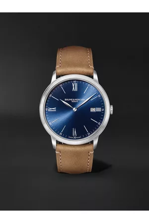 Baume & Mercier Classima 40 mm Uhr aus Edelstahl mit Lederarmband, Ref.- Nr. 10385 - Men