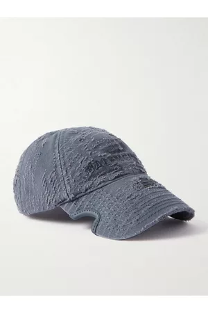 Balenciaga Baseballkappe aus Baumwoll-Twill mit Logostickerei in Distressed-Optik - Men - - M
