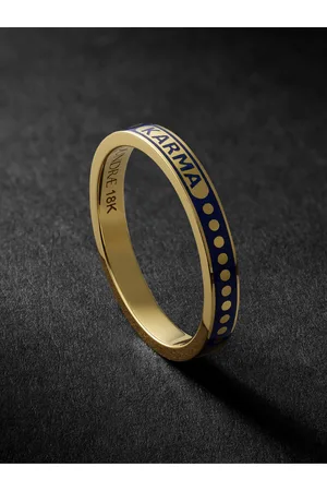 Foundrae Karma Ring aus 18 Karat mit Emaille - Men - - M