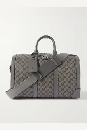 Gucci Ophidia Bowling-Tasche aus beschichtetem Canvas mit Logomuster und Lederbesatz - Men
