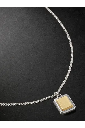 M. COHEN Pira Kette aus Sterlingsilber und 18 Karat - Men