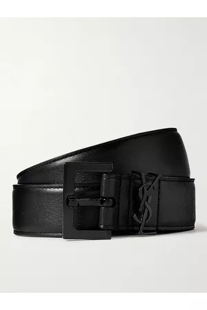 Saint Laurent 3cm Full-Grain Leather Belt - Men - - EU 80