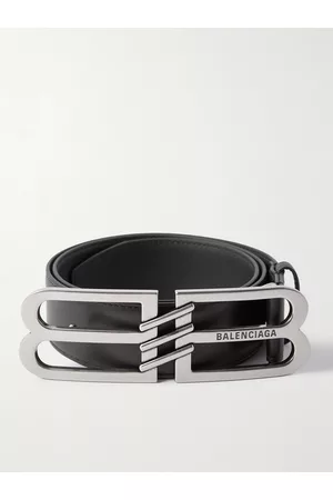 Balenciaga Gürtel aus Leder mit Logoverzierung, 4 cm - Men - - EU 85