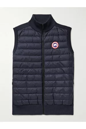 Canada Goose HyBridge schmal geschnittene Daunenweste aus gestepptem Nylon und Merinowolle - Men - - S
