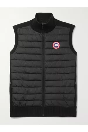 Canada Goose HyBridge schmal geschnittene Daunenweste aus Merinowolle und gestepptem Nylon - Men - - XS