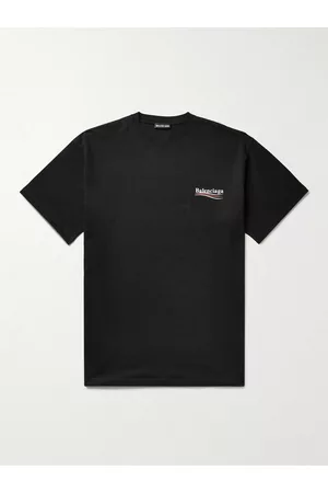 Balenciaga Oversized-T-Shirt aus Baumwoll-Jersey mit Logoprint - Men - - S