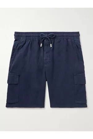 Vilebrequin Gerade geschnittene Cargoshorts aus Leinen mit Kordelzugbund - Men - - XXL