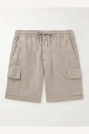 Vilebrequin Gerade geschnittene Cargoshorts aus Leinen mit Kordelzugbund - Men - - L